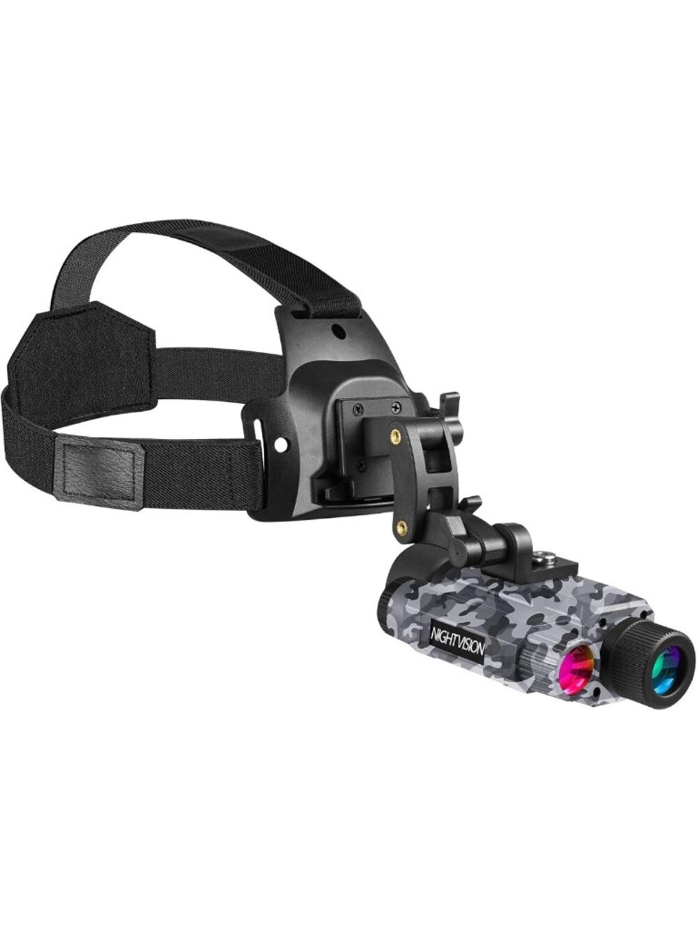 8X Digital Night Vision Monocular - Head Mounted Infrared NVG for Camping